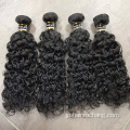 卸売ミンクバージンヘアはブラジルのキューティクルアライメントキンキーカーリー人間の髪の束ベンダーを編むベンダー